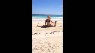 Bikram Standing Bow Floor Exercise
