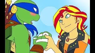 Sunset Shimmer X Leonardo - Love me harder