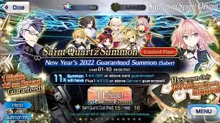 Fate/Grand Order: New Year 2022 Guaranteed Summon