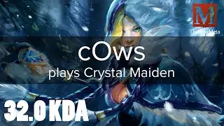 cOws plays Crystal Maiden Support/Jungle (9-1-23, 32mins) Full-game