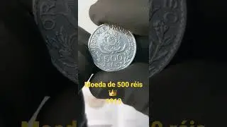 Moeda de 500 r&eacute;is 1913 👑