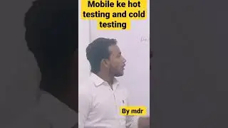 MDR sir mobile repering hot testing and cold testing 👍 jabrdast tricks #subscribe #shortvid. #viral