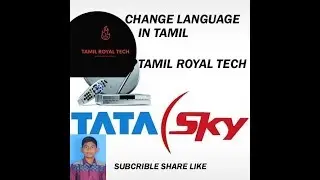 HOW TO CHANGE  LANGUAGE IN TATA SKY