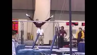 On One Rail, Kip to Straddle L Press Handstand - Parallel Bars