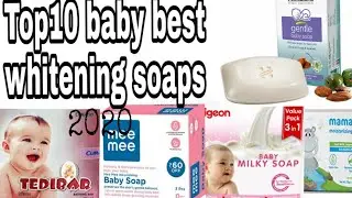 Top10 best baby soaps||safe baby whitening soaps