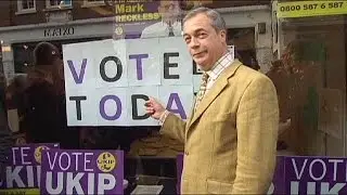 Anti-Europe UKIP party tops opinion polls in UK by-election
