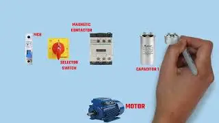 Capacitor power with delta connection