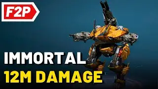 Fenrir Hammer Mace deals 12 Million Damage - War Robots F2P