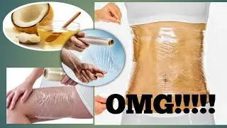 DIY Body wrap for weight loss|| HOW TO LOSE BELLY FAT USING CLINGFILM  Athira'skitchen