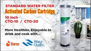 Universal Water Filter Activated Carbon Cartridge Filter CTO-10 / CTO-20
