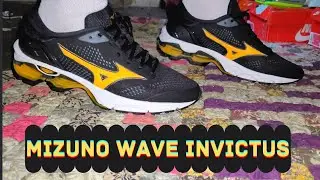 Mizuno Wave Invictus Black/yellow, comprado na Centauro, an&aacute;lise completa.#mizunowave #infinitywave