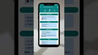 Total Construction Cost in Seconds | Construction Calculator A1 #civilengineering #construction #app