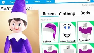 MAKING PURPLE ELF ON THE SHELF a ROBLOX ACCOUNT