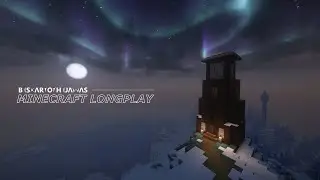 Minecraft Relaxing Longplay - Building a Tower in a Cozy Winter Village (No Commentary) [1.21.4]