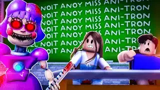 ESCAPE DA PROFESSORA MALVADA NO ROBLOX! (Escape Miss Ani-Tron's Detention)