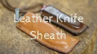 Leather knife sheath case
