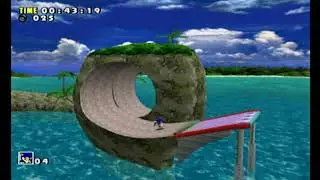 sonic adventure test recording for av2hdmi adapter