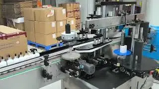 Automatic positioning round bottle labeling machine high accuracy #labeling #round bottle #inline