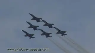 2014 Naval Air Station Oceana Air Show Blue Angels Delta Roll (Sunday)