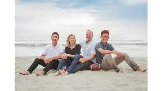 Photos on the beach, Encinitas CA - Kaboos Family | Marcy Browe Photography