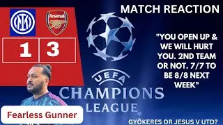 Business As Usual. Inter Milan (1-3) Arsenal - Reaction