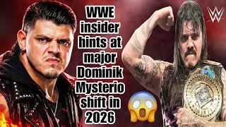 2026 WWE Shock! Insider Reveals Major Dominik Mysterio Transformation!