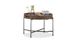 Serviertisch Rattan