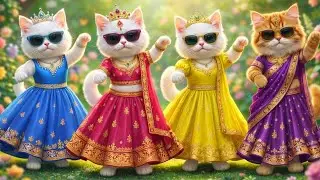 बिल्ली डांस | Cutest Cat videos funny dance🤣💃Videos for cats #funny #dancingcat #cat⁩#cute 