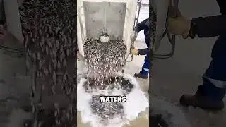 These Fishermen Release THOUSANDS of Fish to Save This Ecosystem! 🐟❤️ #shorts