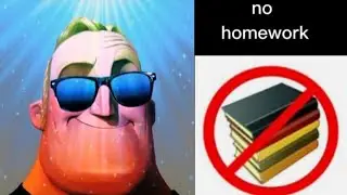 Things in school | Mr incredible becoming canny/ happy meme