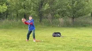 Nerd touches baseball for the first time?