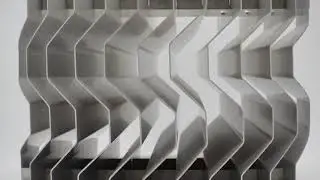 Vane type mist eliminator for industry columns