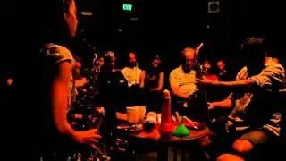 Jim Denley and Rosalind Hall Duo at SoundOut 2011 festival, Canberra, Australia 30th January #2