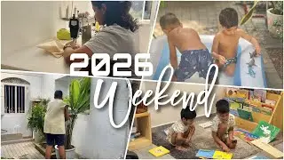 අවුරුද්දේ මුල්ම Weekend එක ✨//මගේ small business එකේ වැඩ 🪡| පවුලත් එක්ක ගත කරන ලස්සන කාලය 🧑‍🧑‍🧒‍🧒