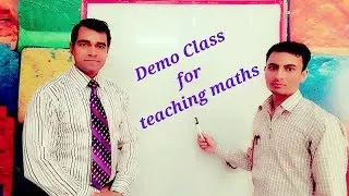 Demo class for #teaching maths : #Lesson #plan for #teacher