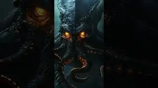 Terrifying Deep-Sea Monster With Glowing Eyes