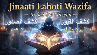 Wazifa to See the Unseen, Kashf & Hidden Knowledge | Jinnati Lahoti Wazaif | Idraak TV