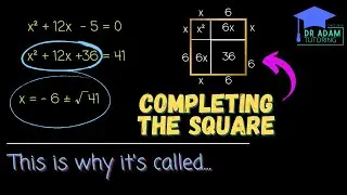 Best Explanation of Completing the Square!!