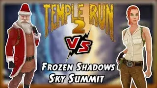 Santa Claus VS Scarlett Fox Frozen Shadows VS Sky Summit Temple Run 2 YaHruDv