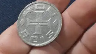 ALGU&Eacute;M TEM ESSA MOEDA DA CRUZ E MAPA DO BRASIL?