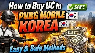 How to Buy UC in PUBG Mobile Korea 🇰🇷 | Easy & Safe Methods (2026 Guide)