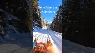 Rodeln am Breitenberg #rodeln #allg&auml;u #winter