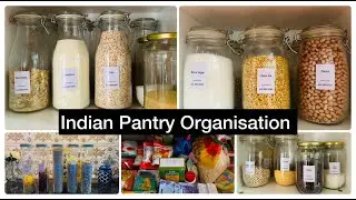 INDIAN Kitchen Pantry Organization | Grocery Refilling | PANTRY RESTOCK * | TIPS & TRICKS