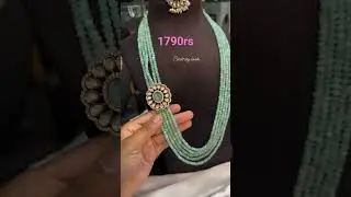 1790rs free shipping whatsapp 7013573487 | one gram gold side locket beads necklace