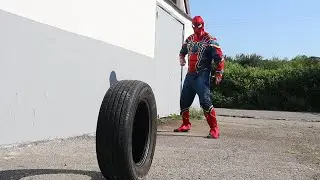 Spider-Man VS Tire