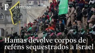 Hamas faz desfile e entrega corpos de mãe, bebê e criança sequestrados no 7 de Outubro