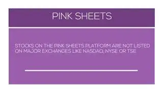 Pink Sheets