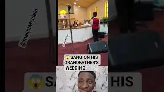 😱SANG on GRANDFATHER'S WEDDING #music #musicians #explore #challenges