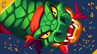 🐍 WORMSZONE.IO | GIANT SLITHER SNAKE TIME MODE / Easy Play & Relax Vibes | Mega Worm Zone