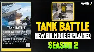 TANK BATTLE SEASON 2 COD MOBILE | HOW TO PLAY TANK BATTLE BR MODE CALL OF DUTY MOBILE